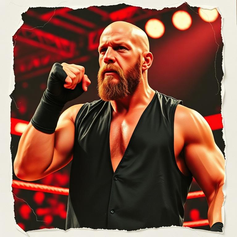 Stone Cold Steve Austin paper-cutout titantron poster